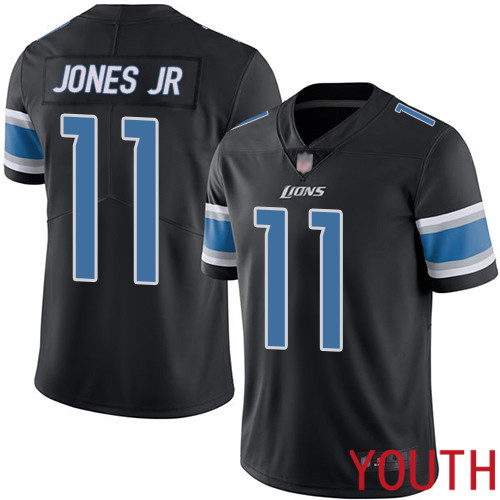 Detroit Lions Limited Black Youth Marvin Jones Jr Jersey NFL Football #11 Rush Vapor Untouchable